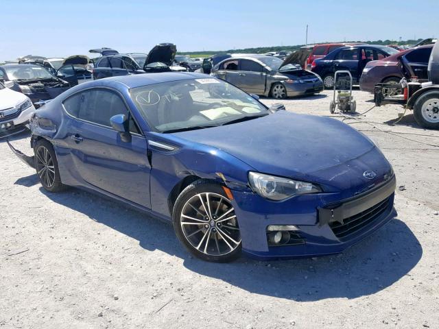 JF1ZCAC13D1609999 - 2013 SUBARU BRZ 2.0 LI BLUE photo 1