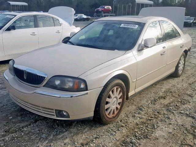 1LNHM86S93Y702141 - 2003 LINCOLN LS CREAM photo 2