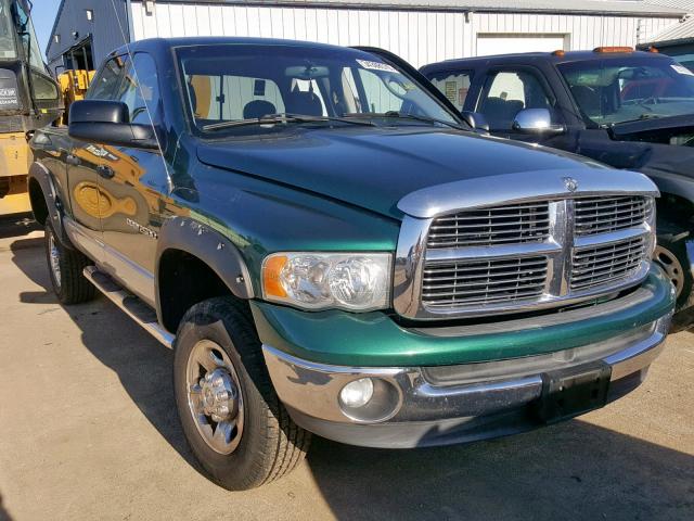 3D7KU28D34G159215 - 2004 DODGE RAM 2500 S GREEN photo 1