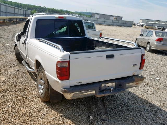 1FTYR10DX3TA18851 - 2003 FORD RANGER WHITE photo 3