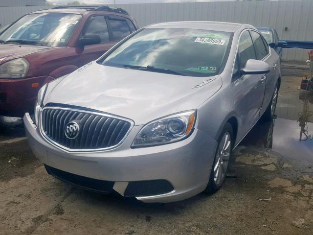 1G4PP5SK3G4127992 - 2016 BUICK VERANO SILVER photo 2