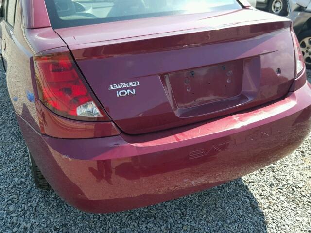 1G8AJ55F37Z115347 - 2007 SATURN ION LEVEL RED photo 10