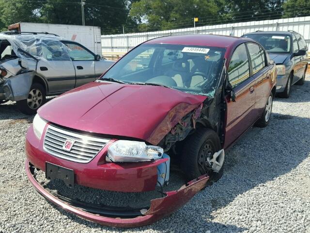 1G8AJ55F37Z115347 - 2007 SATURN ION LEVEL RED photo 2