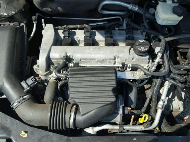 1G8AJ55F37Z115347 - 2007 SATURN ION LEVEL RED photo 7