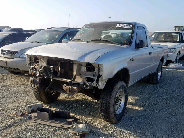 1FTYR10U21PB09179 - 2001 FORD RANGER SILVER photo 2