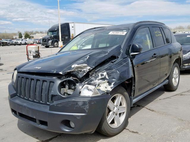 1J8FT47WX7D119592 - 2007 JEEP COMPASS BLACK photo 2