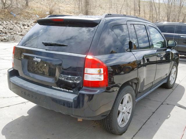 1J8FT47WX7D119592 - 2007 JEEP COMPASS BLACK photo 4