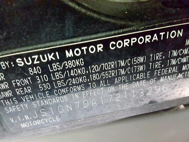 JS1GN7DA172113296 - 2007 SUZUKI GSX-R600 BLUE photo 20