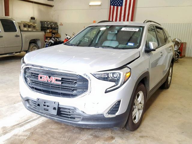 3GKALMEV9KL200425 - 2019 GMC TERRAIN SL SILVER photo 2