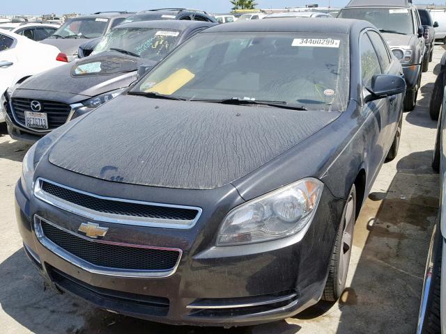 1G1ZC5E1XBF240842 - 2011 CHEVROLET MALIBU 1LT 黑色 照片 2