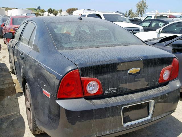 1G1ZC5E1XBF240842 - 2011 CHEVROLET MALIBU 1LT 黑色 照片 3