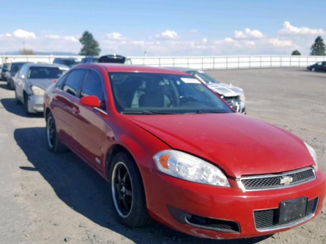 2G1WD58C589135530 - 2008 CHEVROLET IMPALA SUP RED photo 1