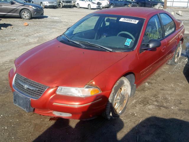 1C3EJ56H4YN292462 - 2000 CHRYSLER CIRRUS LXI RED photo 2