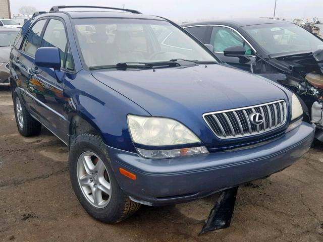 JTJHF10U110196250 - 2001 LEXUS RX 300 BLUE photo 1