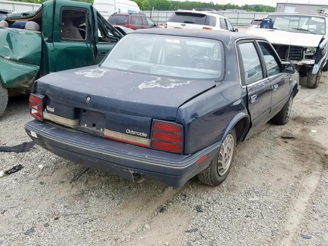 1G3AL54N1N6426671 - 1992 OLDSMOBILE CUTLASS CI BLUE photo 4
