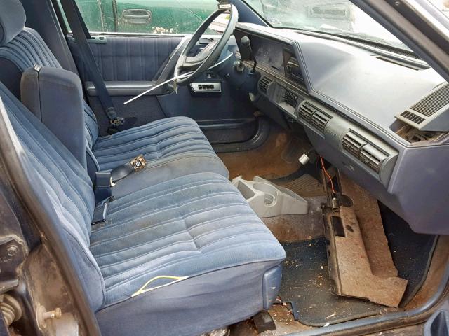 1G3AL54N1N6426671 - 1992 OLDSMOBILE CUTLASS CI BLUE photo 5