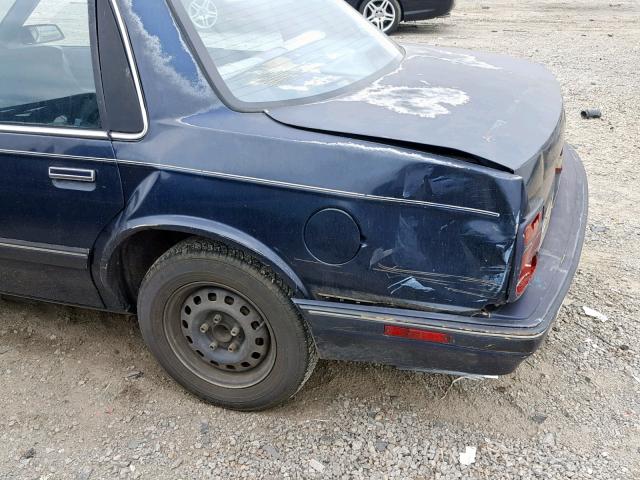 1G3AL54N1N6426671 - 1992 OLDSMOBILE CUTLASS CI BLUE photo 9