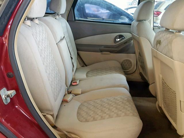 1G1ZT628X5F281239 - 2005 CHEVROLET MALIBU MAX 勃艮第红 照片 6