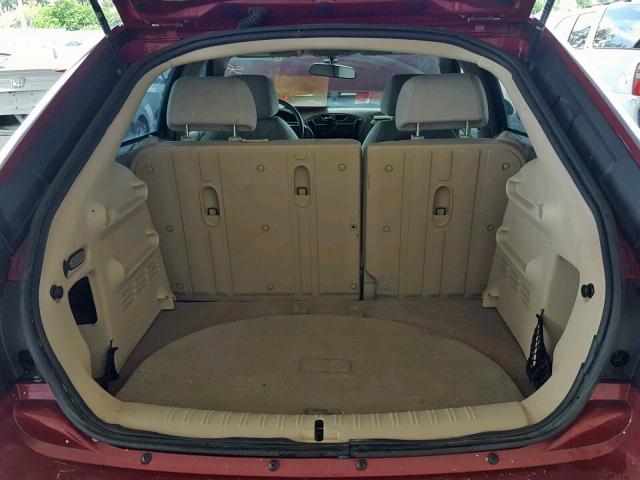 1G1ZT628X5F281239 - 2005 CHEVROLET MALIBU MAX 勃艮第红 照片 9