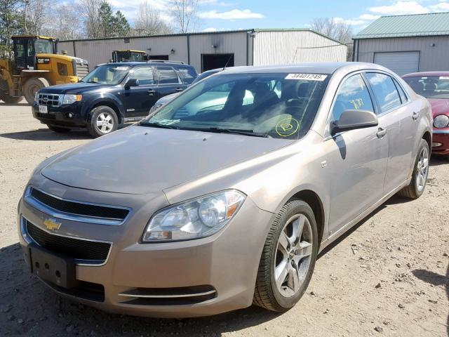 1G1ZH57B28F259904 - 2008 CHEVROLET MALIBU 1LT 金色 照片 2
