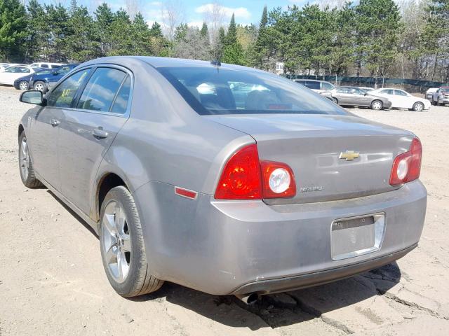 1G1ZH57B28F259904 - 2008 CHEVROLET MALIBU 1LT 金色 照片 3