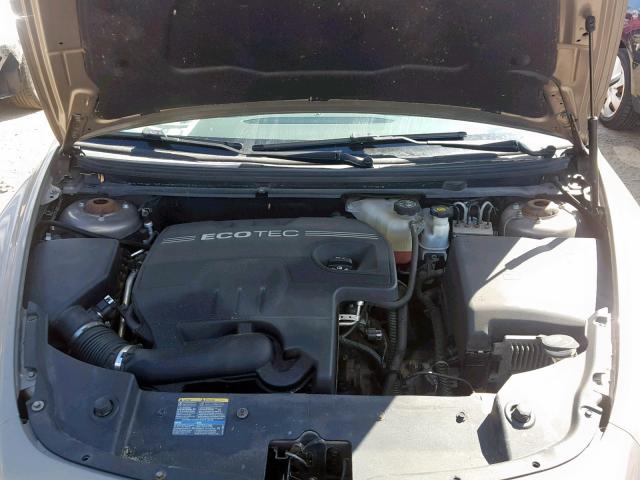 1G1ZH57B28F259904 - 2008 CHEVROLET MALIBU 1LT 金色 照片 7