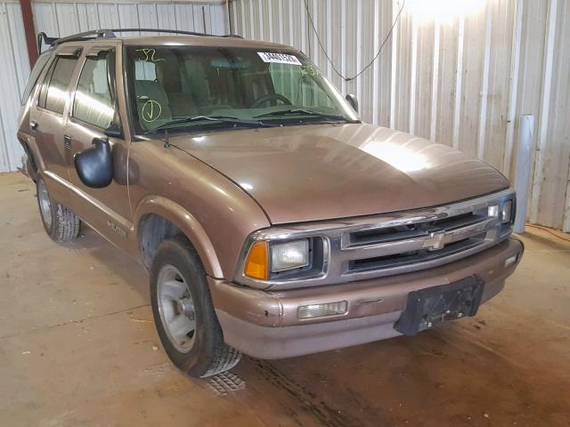 1GNCS13W6T2186382 - 1996 CHEVROLET BLAZER TAN photo 1