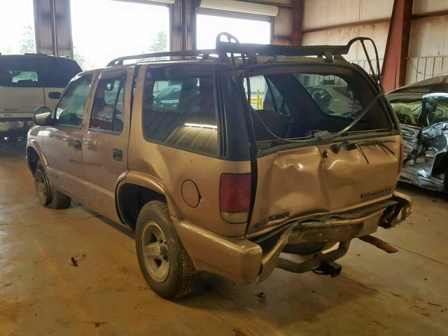 1GNCS13W6T2186382 - 1996 CHEVROLET BLAZER TAN photo 3