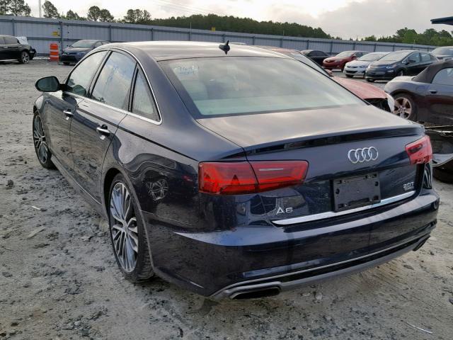 WAUGFAFC6GN011387 - 2016 AUDI A6 PREMIUM BLUE photo 3