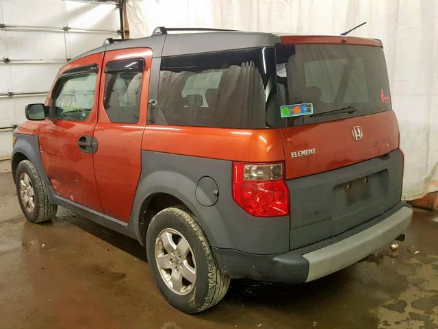 5J6YH28503L022049 - 2003 HONDA ELEMENT EX ORANGE photo 3