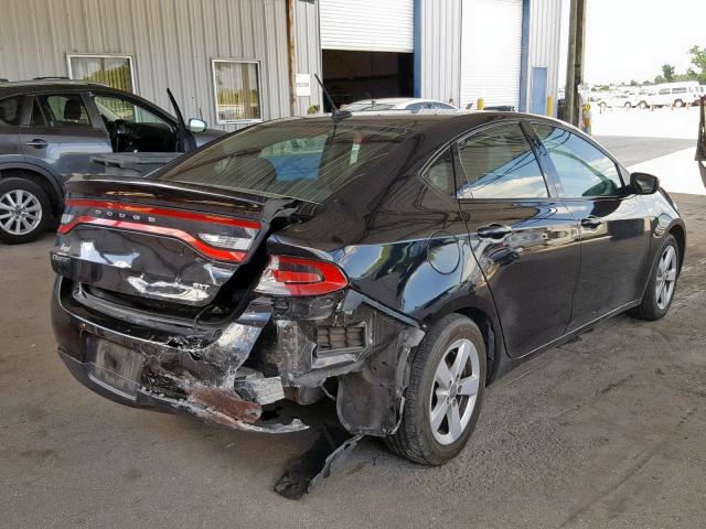 1C3CDFBB7GD563816 - 2016 DODGE DART SXT BLACK photo 4