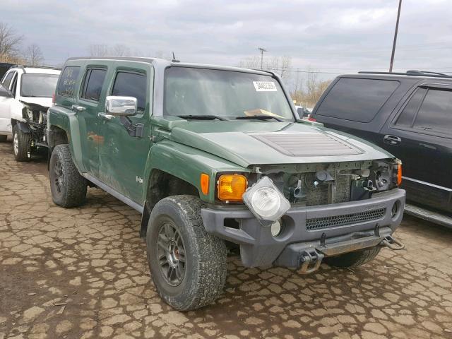 5GTDN136568254878 - 2006 HUMMER H3 GREEN photo 1