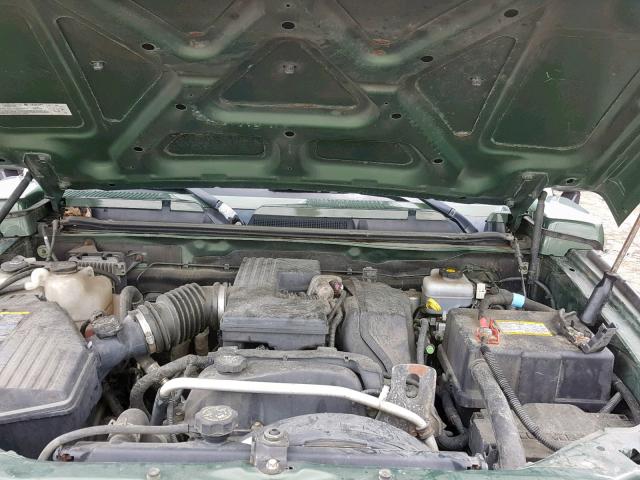 5GTDN136568254878 - 2006 HUMMER H3 GREEN photo 7