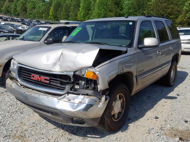 1GKEC13V55R186779 - 2005 GMC YUKON GRAY photo 2