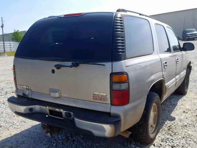 1GKEC13V55R186779 - 2005 GMC YUKON GRAY photo 4