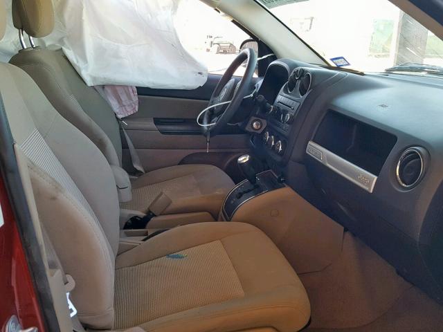 1C4NJCBA3ED818140 - 2014 JEEP COMPASS SP Марун фото 5