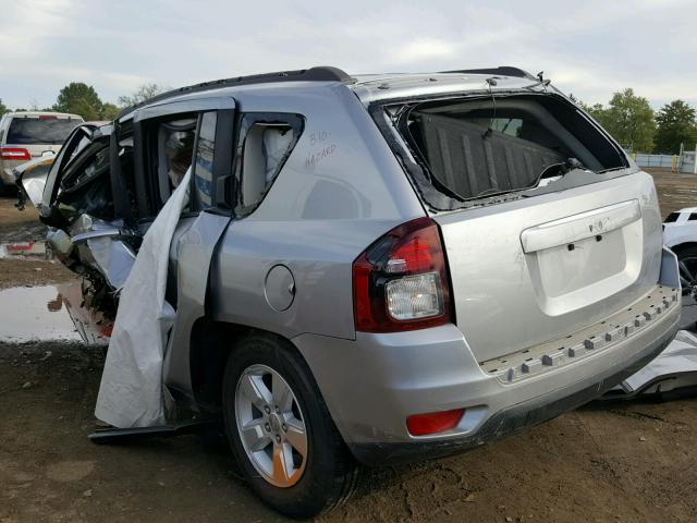 1C4NJCBA7FD284786 - 2015 JEEP COMPASS SP ვერცხლისფერი ფოტო 3