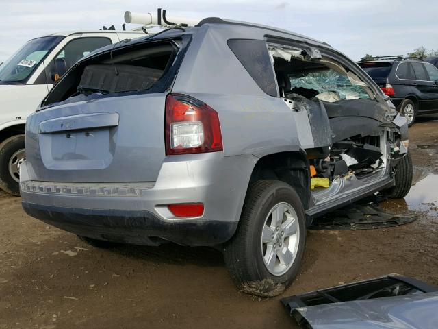 1C4NJCBA7FD284786 - 2015 JEEP COMPASS SP ვერცხლისფერი ფოტო 4