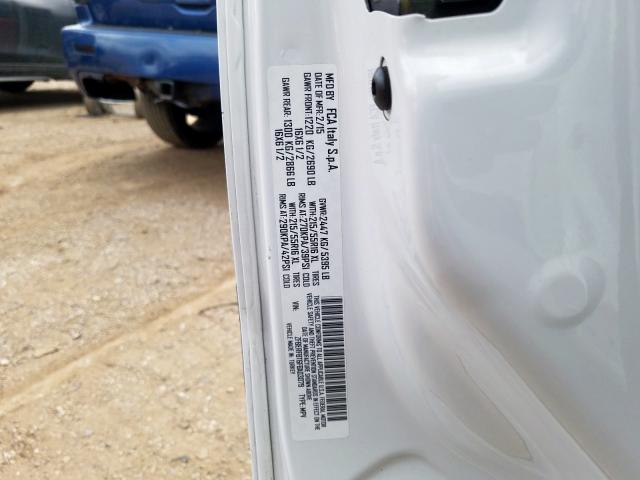 ZFBERFBT6F6A03079 - 2015 RAM PROMASTER CITY SLT  照片 10