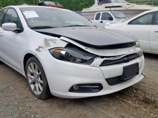 1C3CDFBA0DD345817 - 2013 DODGE DART SXT WHITE photo 9