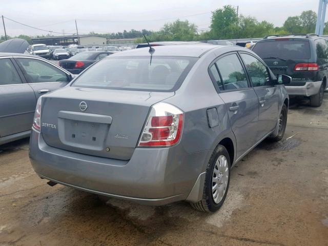 3N1AB61E98L737176 - 2008 NISSAN SENTRA 2.0 GRAY photo 4