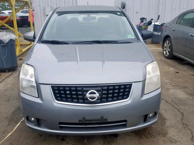 3N1AB61E98L737176 - 2008 NISSAN SENTRA 2.0 GRAY photo 9