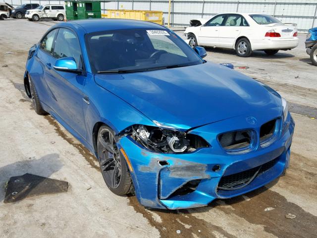 WBS1J5C53J7B61937 - 2018 BMW M2 BLUE photo 1