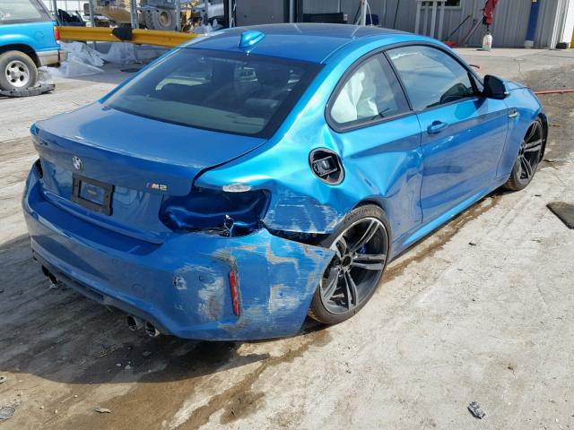 WBS1J5C53J7B61937 - 2018 BMW M2 Azul foto 4