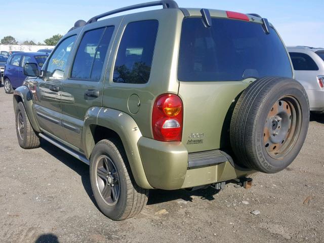 1J4GK38K64W110886 - 2004 JEEP LIBERTY RE GREEN photo 3