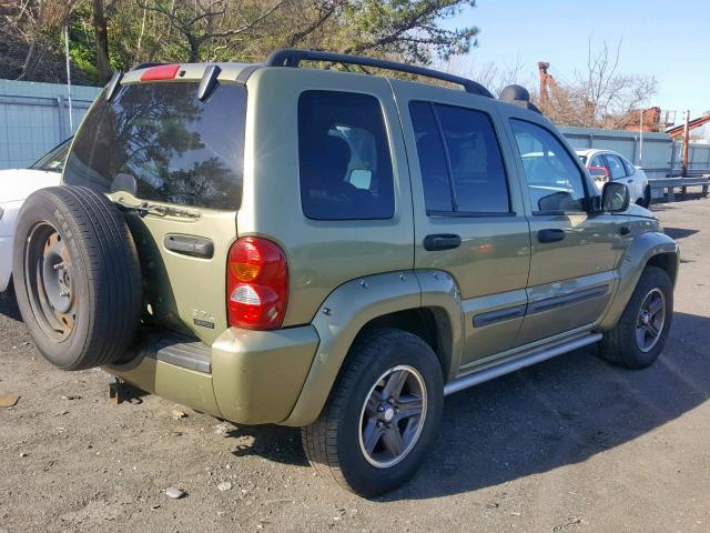 1J4GK38K64W110886 - 2004 JEEP LIBERTY RE GREEN photo 4