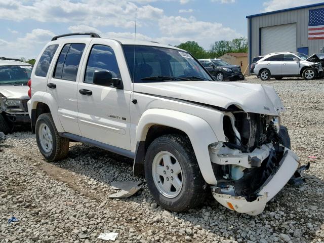 1J4GL58K22W355996 - 2002 JEEP LIBERTY LI WHITE photo 1