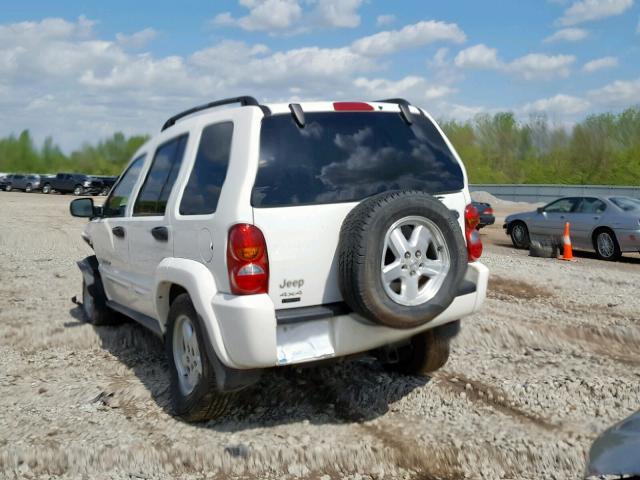 1J4GL58K22W355996 - 2002 JEEP LIBERTY LI WHITE photo 3