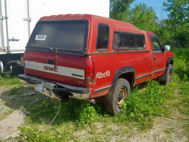 1GTGK34N0JE528917 - 1988 GMC GMT-400 K3 RED photo 4