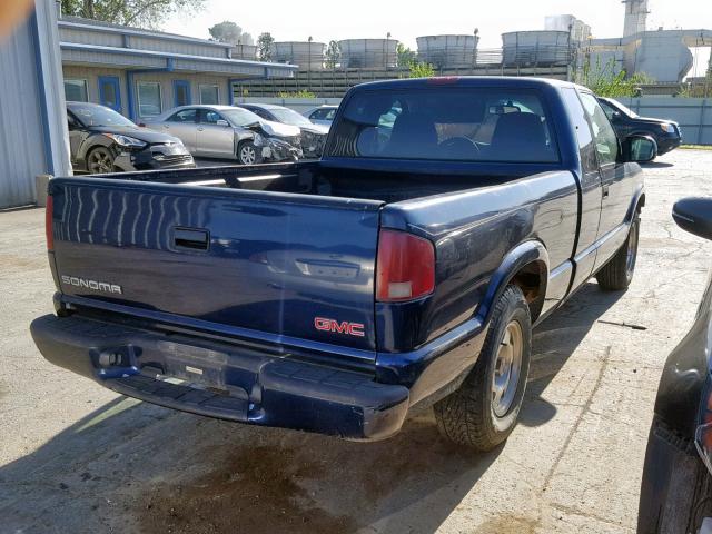 1GTCS19W5Y8241375 - 2000 GMC SONOMA BLUE photo 4